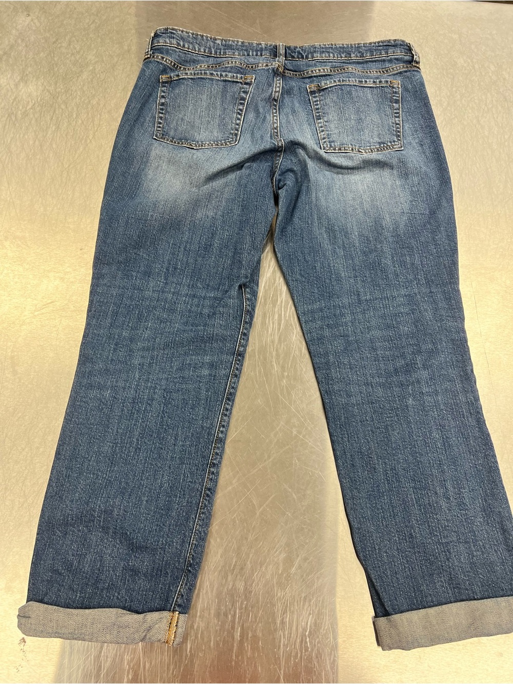 Gap Boyfriend Fit Cropped Jeans - Blue Women’s 16 or 33 - Picture 9 of 11